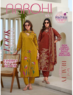 Radhika Lifestyle Aarohi Printed Salwar Kameez Catalog at Wholesale Rate Radhika Lifestyle Aarohi Printed Salwar Kameez Catalog at Wholesale Rate