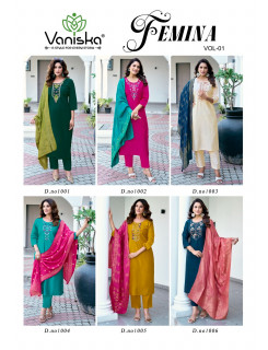 Vaniska Femina  Readymade Dress Catalog at Wholesale Rate
