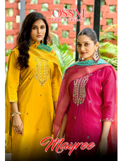 Ossm Mayree Embroidery Salwar Kameez Catalog at Wholesale Rate