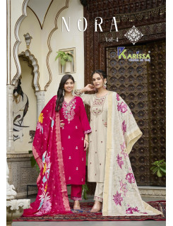 Karissa Nora Vol 4 Readymade Dress Catalog at Wholesale Rate