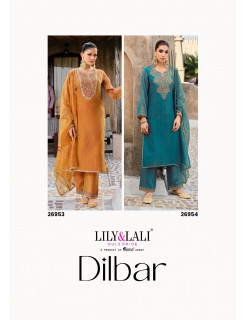 Lily Lali Dilbar Embroidery Salwar Kameez Catalog at Wholesale Rate Lily Lali Dilbar Embroidery Salwar Kameez Catalog at Wholesale Rate
