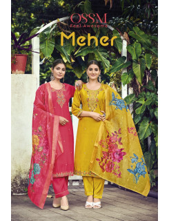 Ossm Meher Readymade Dress Catalog at Wholesale Rate