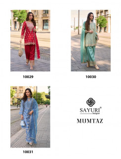 Sayuri Designer Mumtaz Embroidery Salwar Kameez Catalog at Wholesale Rate Sayuri Designer Mumtaz Embroidery Salwar Kameez Catalog at Wholesale Rate