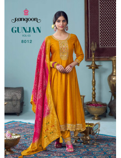 Rangoon Gunjan Vol 3 Anarkali Suits Catalog at Wholesale Rate Rangoon Gunjan Vol 3 Anarkali Suits Catalog at Wholesale Rate
