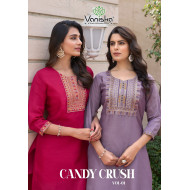Vaniska Candy Crush Vol 1 Embroidery Kurti Catalog at Wholesale Rate Vaniska Candy Crush Vol 1 Embroidery Kurti Catalog at Wholesale Rate