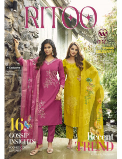 Woodee Ritoo Readymade Dress Catalog at Wholesale Rate