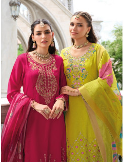 Lily Lali Sarvari Embroidery Salwar Kameez Catalog at Wholesale Rate