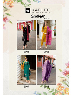 Kadlee Sahiyar Vol 2 Readymade Dress Catalog at Wholesale Rate Kadlee Sahiyar Vol 2 Readymade Dress Catalog at Wholesale Rate