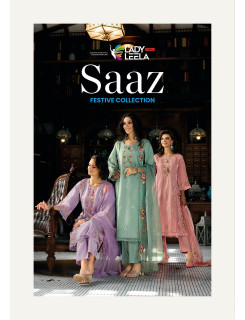 Lady Leela Saaz Embroidery Salwar Kameez Catalog at Wholesale Rate