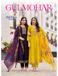 Radhika Lifestyle Gulmohar Vol 5  Anarkali Suits Catalog at Wholesale Rate Radhika Lifestyle Gulmohar Vol 5  Anarkali Suits Catalog at Wholesale Rate