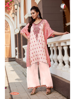 Anju Fabrics Kaftan Kurtis With Bottom Size Set at Wholesale Rate Anju Fabrics Kaftan Kurtis With Bottom Size Set at Wholesale Rate