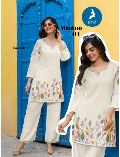 Kaya Kurti Mintoo Co Ord Set Catalog at Wholesale Rate Kaya Kurti Mintoo Co Ord Set Catalog at Wholesale Rate