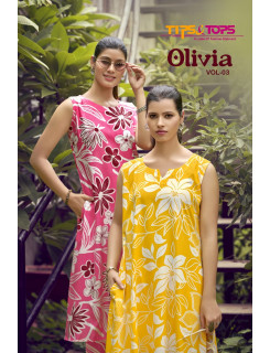 Tips And Tops Olivia Vol 3 Co Ord Set Catalog at Wholesale Rate Tips And Tops Olivia Vol 3 Co Ord Set Catalog at Wholesale Rate
