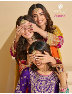 Sayuri Designer Sundari Designer Wedding Party Salwar Suits Catalog at Wholesale Rate Sayuri Designer Sundari Designer Wedding Party Salwar Suits Catalog at Wholesale Rate