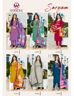 Woodee Sargam Readymade Dress Catalog at Wholesale Rate