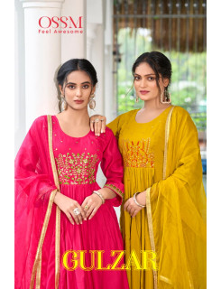 Ossm Gulzar Embroidery Salwar Kameez Catalog a Wholesale Rate