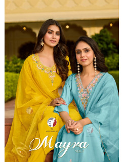 Anju Fabrics Mayra Vol 7 Readymade Dress Catalog at Wholesale Rate