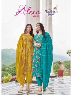 Radhika Lifestyle Alexa Vol 5 Printed Salwar Kameez Catalog at Wholesale Rate Radhika Lifestyle Alexa Vol 5 Printed Salwar Kameez Catalog at Wholesale Rate