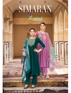 Karissa Simaran Readymade Dress Catalog at Wholesale Rate