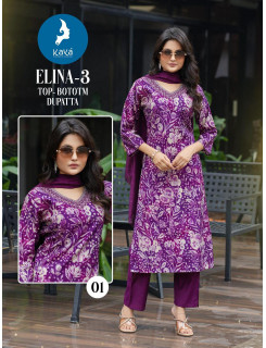 Kaya Kurti Elina Vol 3 Printed Salwar Kameez Catalog at Wholesale Rate Kaya Kurti Elina Vol 3 Printed Salwar Kameez Catalog at Wholesale Rate