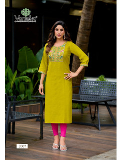 Vaniska Five Star Vol 2 Embroidery Kurti Catalog at Wholesale rate Vaniska Five Star Vol 2 Embroidery Kurti Catalog at Wholesale rate