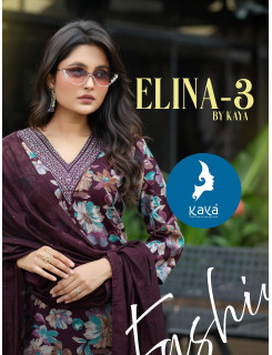 Kaya Kurti Elina Vol 3 Printed Salwar Kameez Catalog at Wholesale Rate Kaya Kurti Elina Vol 3 Printed Salwar Kameez Catalog at Wholesale Rate