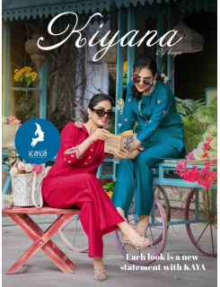 Kaya Kurti Kiyana Co Ord Set Catalog at Wholesale Rate Kaya Kurti Kiyana Co Ord Set Catalog at Wholesale Rate