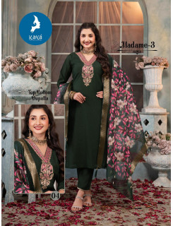 Kaya Kurti Madame Vol 3 Readymade Dress Catalog at Wholesale Rate Kaya Kurti Madame Vol 3 Readymade Dress Catalog at Wholesale Rate