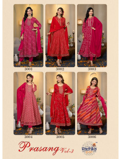 Radhika Lifestyle Prasang Vol 3 Anarkali Suits Catalog at Wholesale Rate Radhika Lifestyle Prasang Vol 3 Anarkali Suits Catalog at Wholesale Rate