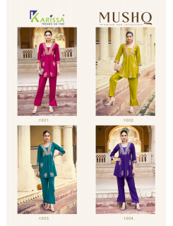 Karissa Mushq Co Ord Set Catalog at Wholesale Rate Karissa Mushq Co Ord Set Catalog at Wholesale Rate