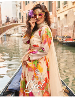 Sayuri Designer Geet Gowns With Dupatta Catalog at Wholesale Rate Sayuri Designer Geet Gowns With Dupatta Catalog at Wholesale Rate