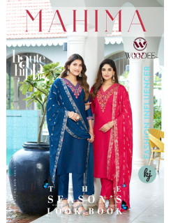 Woodee Mahima Readymade Dress Catalog at Wholesale Rate