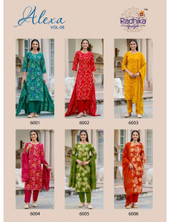 Radhika Lifestyle Alexa Vol 6 Printed Salwar Kameez Catalog at Wholesale Rate Radhika Lifestyle Alexa Vol 6 Printed Salwar Kameez Catalog at Wholesale Rate