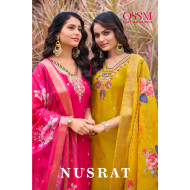 Ossm Nusrat Embroidery Salwar Kameez Catalog at Wholesale Rate