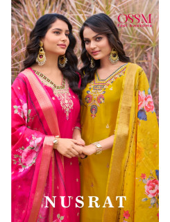 Ossm Nusrat Embroidery Salwar Kameez Catalog at Wholesale Rate Ossm Nusrat Embroidery Salwar Kameez Catalog at Wholesale Rate