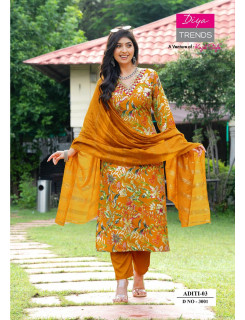 Diya Trends Aditi Vol 3 Printed Salwar Kameez Catalog at Wholesale Rate Diya Trends Aditi Vol 3 Printed Salwar Kameez Catalog at Wholesale Rate