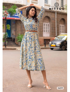 Mittoo Kurti Belt Vol 23 One Piece Dress Catalog at Wholesale Rate