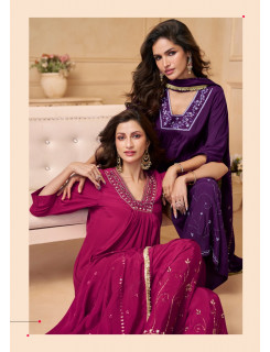 Lily Lali Ritika Kurti Palazzo Dupatta Set Catalog at Wholesale Rate