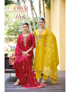 Ossm Heer Embroidery Salwar Kameez Catalog a Wholesale Rate