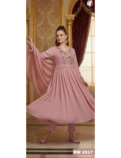 Anju Fabrics Flared Readymade Dress Size Set at Wholesale Rate