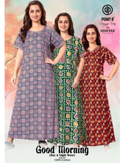 Deeptex Point 8 Good Morning Vol 3 Night Dress Catalog at Wholesale Rate