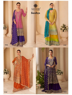 Sayuri Designer Sandhya Designer Wedding Party Salwar Suits Catalog at Wholesale Rate Sayuri Designer Sandhya Designer Wedding Party Salwar Suits Catalog at Wholesale Rate