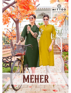 Mittoo Kurti Meher Rayon Kurti Catalog At Wholesale Rate Mittoo Kurti Meher Rayon Kurti Catalog At Wholesale Rate