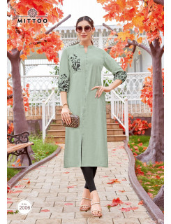 Mittoo Kurti Meher Rayon Kurti Catalog At Wholesale Rate