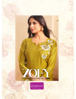 Rangmaya Zoey Kurtis With Bottom Catalog at Wholesale Rate