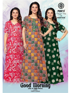 Deeptex Point 8 Good Morning Vol 4 Night Dress Catalog at Wholesale Rate