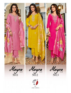 Anju Fabrics Mayra Vol 8 Readymade Dress Catalog at Wholesale Rate