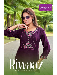 Rangmaya Riwaaz Ladies Tops Catalog at Wholesale Rate