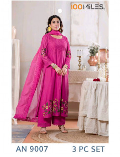 100 Miles Kurti AN9007 Readymade Dress Size Set at Wholesale Rate