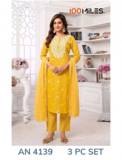 100 Miles Kurti AN4139 Readymade Dress Size Set at Wholesale Rate